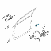 OEM 2007 Nissan Murano Link-Door Stopper Diagram - 80430-CA01A