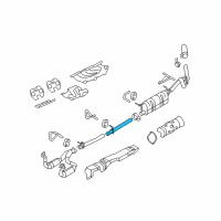 OEM 2016 Ford F-350 Super Duty Intermed Pipe Diagram - BC3Z-5A212-AL