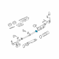 OEM 2014 Ford E-150 Intermed Pipe Clamp Diagram - 7C3Z-5A231-A