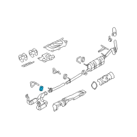OEM Ford Tailpipe Insulator Diagram - 7C3Z-5A262-B