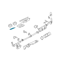 OEM 2007 Lincoln Navigator Heat Shield Diagram - 7C3Z-9A462-A