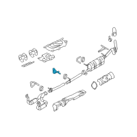 OEM Ford F-350 Super Duty Intermed Pipe Bracket Diagram - 8C3Z-5A242-XA