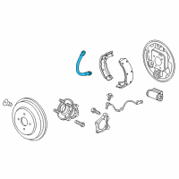 OEM 2017 Chevrolet Spark Brake Hose Diagram - 95390030