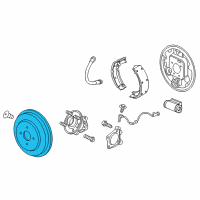 OEM 2017 Chevrolet Spark Drum Diagram - 95245601