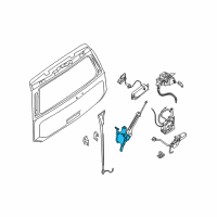 OEM 2006 Nissan Armada Motor-POWERASSISTBACKDOOR Diagram - 82580-7S40B