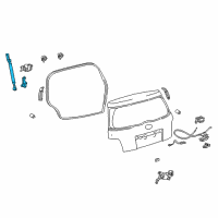 OEM 2004 Scion xA Lift Cylinder Diagram - 68950-59076