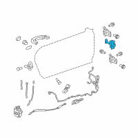 OEM 2015 Chevrolet Camaro Check, Front Side Door Diagram - 22791900