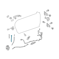 OEM 2013 Chevrolet Camaro Rod Asm-Front Side Door Outside Handle Diagram - 20996667