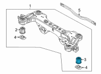 OEM 2022 Kia Carnival BUSHING-X/MBR RR Diagram - 55483R0000