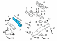 OEM 2018 Ford F-150 Manifold Diagram - JL3Z-9431-D