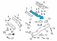 OEM 2021 Ford F-150 Manifold Diagram - JL3Z-9431-E