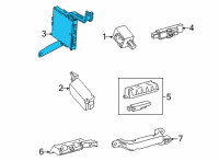 OEM 2019 Toyota Corolla Computer Diagram - 89990-02231