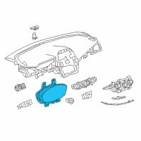 OEM 2016 Chevrolet Spark Cluster Diagram - 42400724