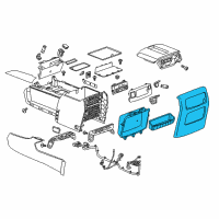 OEM 2015 Chevrolet Suburban Rear Panel Diagram - 23362157