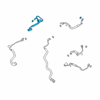OEM BMW M850i xDrive Gran Coupe Coolant Line, Return From Turbocharger Diagram - 11-53-8-485-578