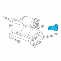 OEM 2018 GMC Savana 3500 Motor Nut Diagram - 11546366