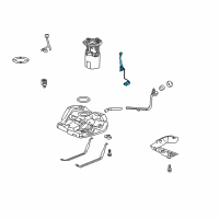 OEM Pontiac Fuel Gauge Sending Unit Diagram - 88965400