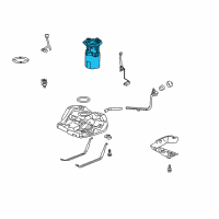 OEM Pontiac Fuel Pump Diagram - 23120347