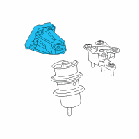 OEM 2018 Lexus LS500h Bracket, Engine Mount Diagram - 12315-31230