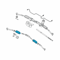 OEM Hyundai Entourage Bellows-Steering Gear Box Diagram - 57740-4D000