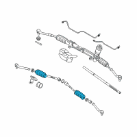 OEM 2010 Kia Sedona Bellows-Steering Gear Box Diagram - 577404D000