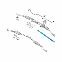 OEM 2012 Kia Sedona Rack Assembly-Power Steering Gear Box Diagram - 577104D000