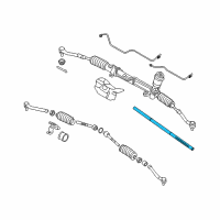 OEM 2007 Kia Sedona Rack Assembly-Power Steering Gear Box Diagram - 577104D000