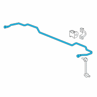 OEM 2009 Acura RDX Spring, Rear Stabilizer Diagram - 52300-STK-A01