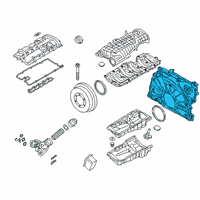 OEM 2019 BMW 330i GT xDrive Timing Case Cover Diagram - 11-14-8-576-066