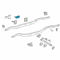 OEM 2018 Lexus LX570 Bracket Sub-Assy, Engine Front Mounting, RH Diagram - 51401-60080