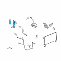 OEM 2011 Chevrolet Silverado 1500 Drier Diagram - 22949450