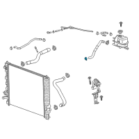 OEM 2019 Chevrolet Traverse Outlet Hose Clamp Diagram - 11611504