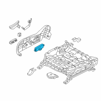 OEM 2015 Hyundai Santa Fe Sport Switch Assembly-Power Front Seat RH Diagram - 88622-4Z010