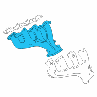 OEM 2004 GMC Envoy XUV Manifold Diagram - 12600527