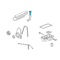 OEM Chevrolet Suburban 1500 Filler Cap Diagram - 12573337