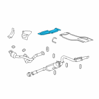 OEM 2012 GMC Sierra 1500 Heat Shield Diagram - 25792775