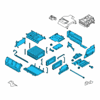 OEM Infiniti Main Battery Assembly Diagram - 295B0-3WG9D