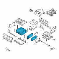 OEM 2014 Infiniti Q50 Lithium Ion Battery Module Diagram - 295B9-1MG0B