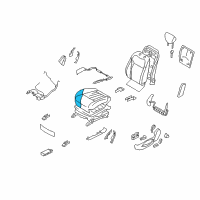 OEM Infiniti FX50 Pad-Front Seat Cushion Diagram - 87361-1CC0A