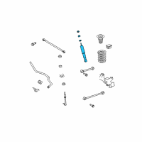 OEM Toyota FJ Cruiser Shock Diagram - 48530-80461