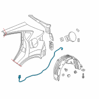 OEM 2019 Honda HR-V F/Lid Ope (Deep Black) Diagram - 74411-T7W-A01ZA