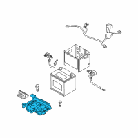 OEM Kia Tray Assembly-Battery Diagram - 371501M000