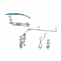 OEM 2013 Jeep Compass Blade-Front WIPER Diagram - 68002028AA