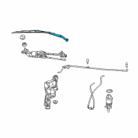 OEM 2007 Jeep Compass Arm-Front WIPER Diagram - 68002026AA