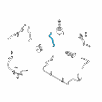 OEM 2002 Infiniti QX4 Power Steering Suction Hose Assembly Diagram - 49717-4W000