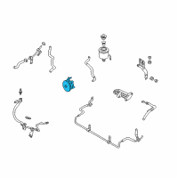 OEM 2002 Infiniti QX4 Power Steering Pump Assembly Diagram - 49110-4W000