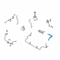 OEM 2003 Nissan Pathfinder Hose & Tube Assy-Power Steering Diagram - 49721-4W00A