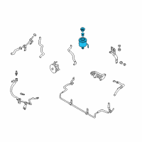 OEM 2002 Infiniti QX4 Tank Assy-Reservoir Diagram - 49180-4W000