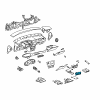 OEM Chevrolet Malibu Dash Control Unit Diagram - 22718118