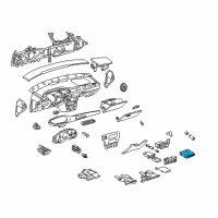 OEM 2000 Chevrolet Malibu Control Module Diagram - 19245419